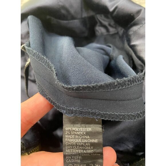 Jay Godfrey Brin Jumpsuit Midnight Navy Women's Size 8 - Picture 9 of 13